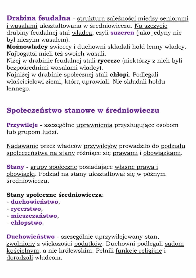 System feudalny
Społeczeństwo średniowiecza
Wczoraj i dziś
Nowa Era
kl. V
Społeczeństwo seniorów i wasali
W średniowieczu uważano, że państw