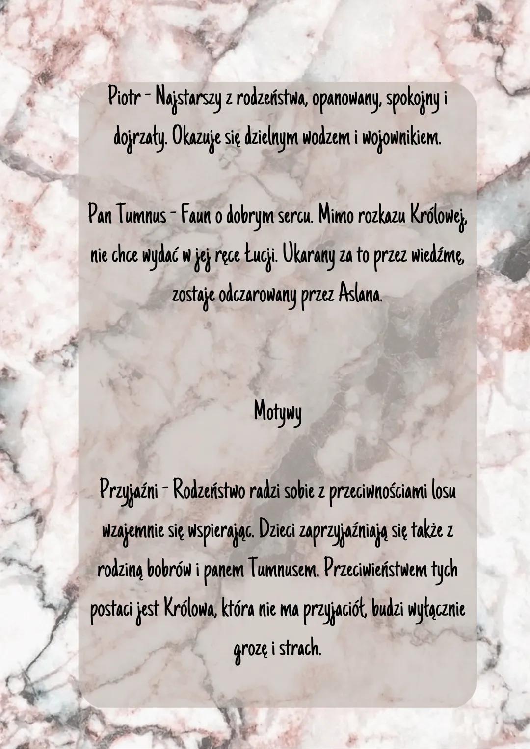 Opowieści z Narnii: lew,
czarownica i stava szafa
Czas i miejsce akcji
Akcja rozgrywa się na dwóch płaszczyznach czasoprzestrzeni.
W świecie