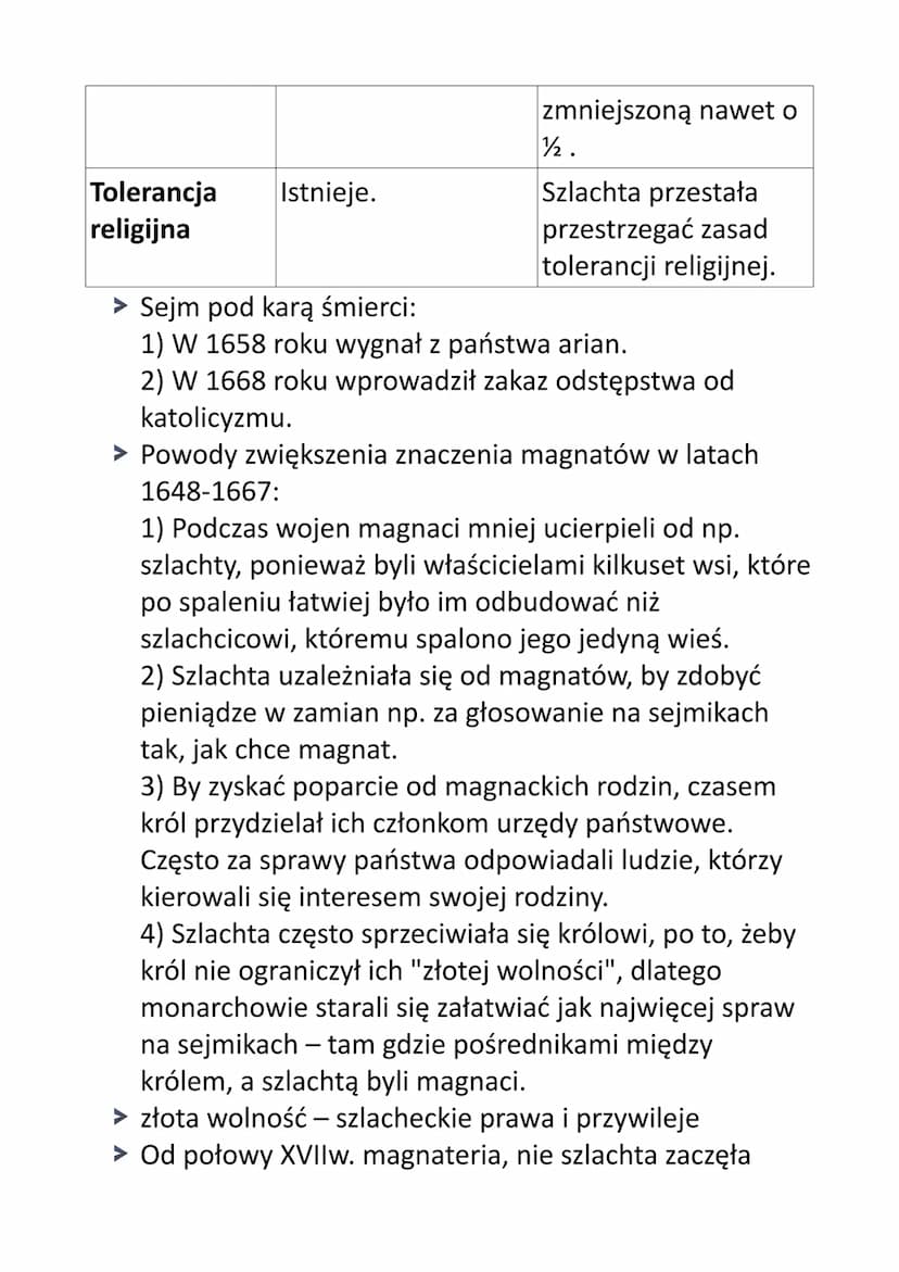Legenda:
> informacje ogólne
zmiany królów
• konflikty ze Szwecją
• konflikty z Moskwą
• konflikty z Turcją
konflikty z Ukrainą
► konflikty 
