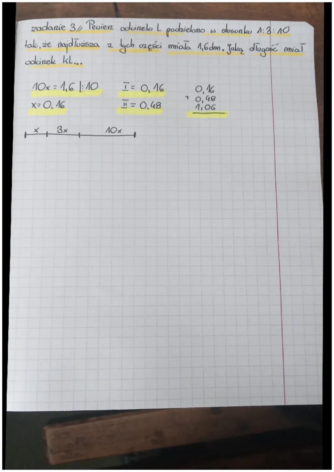 lekcja
22.03.22
T: Podział proporcjonalny...

zadanie 1... a)
1x + 3x = 520

x= 1302T

1=13021

3-130-39021

6) Podziel masę 28t w stosunku 