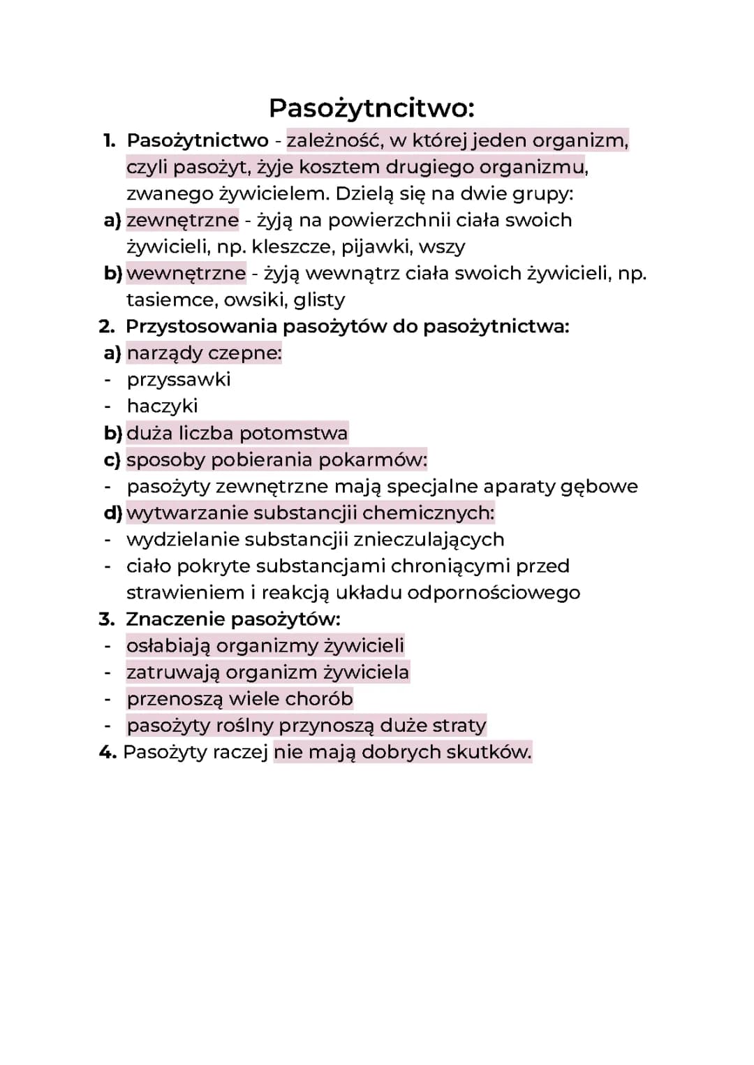 Pasożytnictwo