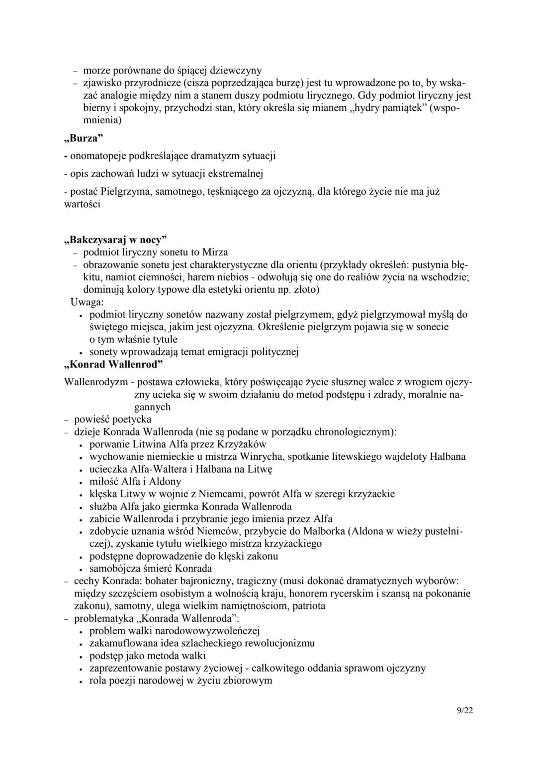 Romantyzm - informacje wstępne
1. Ramy czasowe
a) pierwsza połowa XIX wieku
b) w Polsce za początek epoki przyjmuje się rok 1822 (wydanie ,,