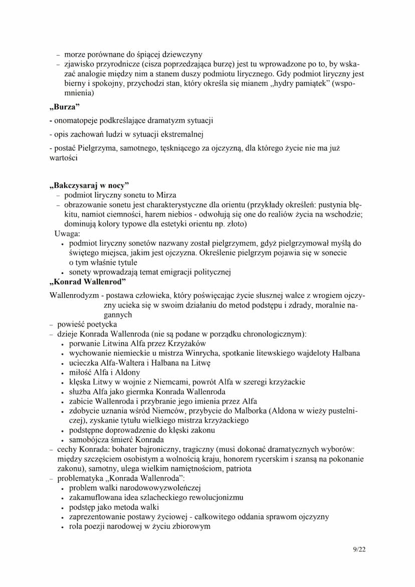 Romantyzm - informacje wstępne
1. Ramy czasowe
a) pierwsza połowa XIX wieku
b) w Polsce za początek epoki przyjmuje się rok 1822 (wydanie ,,
