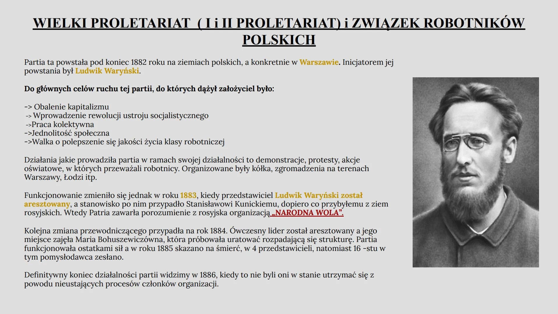 POLSKIE PARTIE POLITYCZNE NA PRZEŁOMIE
XIX I XX WIEKU
Julia Wąsowicz Główne nurty polityczne
Partie polityczne na przełomie XIX i XX wieku d
