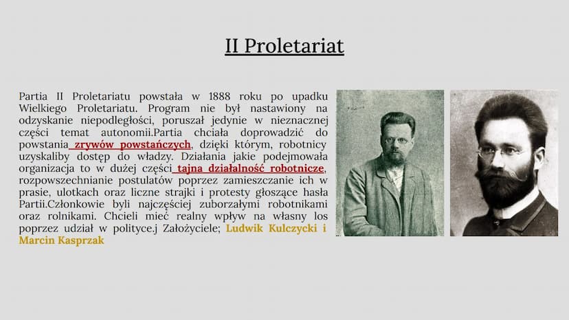 POLSKIE PARTIE POLITYCZNE NA PRZEŁOMIE
XIX I XX WIEKU
Julia Wąsowicz Główne nurty polityczne
Partie polityczne na przełomie XIX i XX wieku d