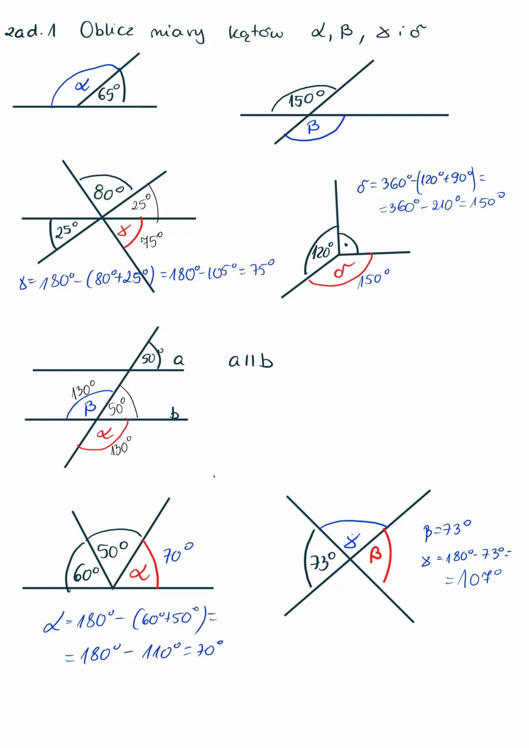 KATY PRZYLEGŁE
S
x
TWORZA ONE RAZEM
KAT POŁPEŁNY
180°
02421
B+α = 180°
5+8=180°
RODZAJE KĄTÓW
KATY WIERZCHotkowe
SAL TO кати, что ее
STYKAJĄ