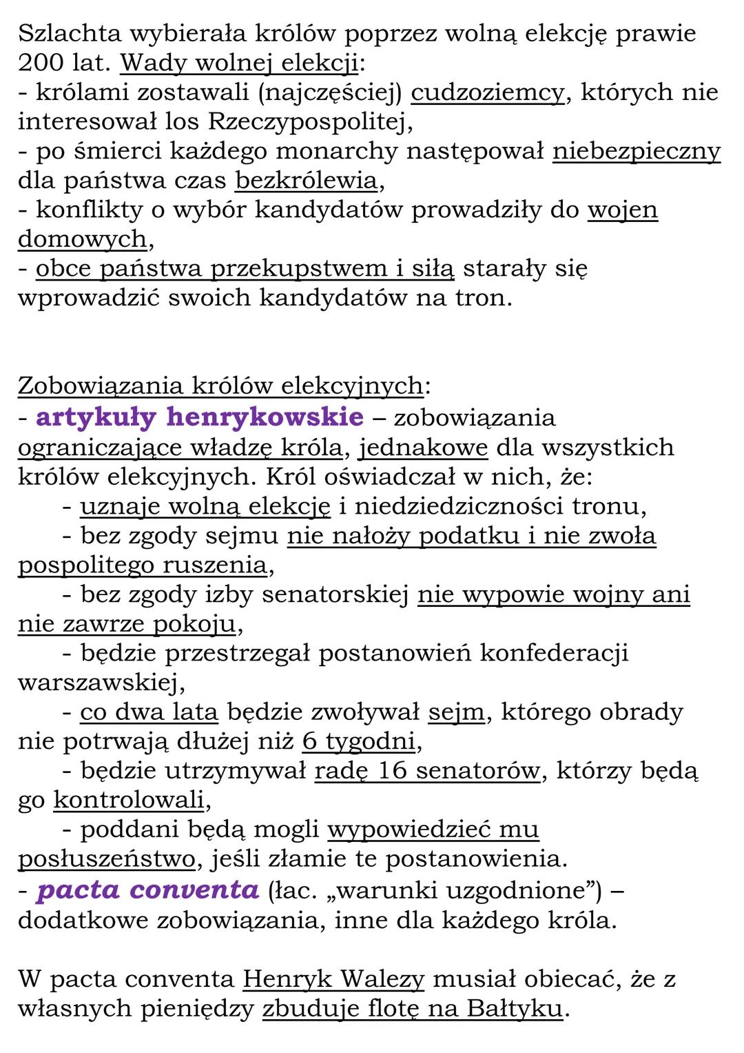 Bezkrólewie i wolna elekcja
K1 6, GWO
Rzeczpospolita w XVI w. była trzecim co do wielkości
krajem w Europie (po Moskwie i Turcji). Była kraj