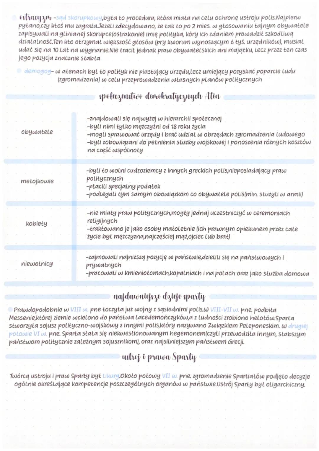 # Atiny & Sparta

Ateny powstały 3 tyś pne, wokół wzgórza Akropolu.Sparta powstała 900 r. pne. na Półwyspie
Peleponeskim i była największą g