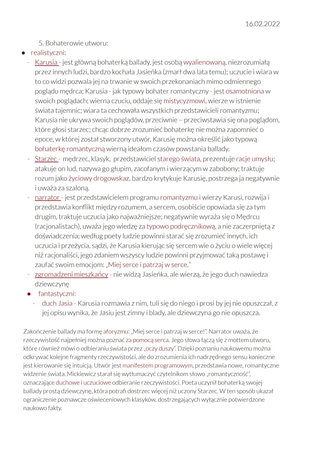 16.02.2022
Lekcja
Temat: Czy życie jest tylko formą istnienia białka, sumą procesów
fizjologicznych, których efektem jest unicestwienie? -on