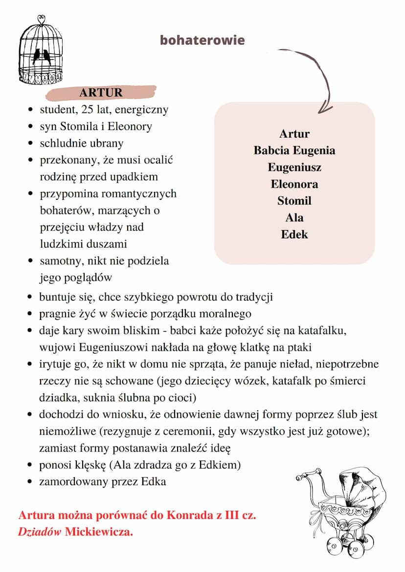 Tango
o utworze
autor: Sławomir Mrożek
wydane w 1964 r.
literatura powojenna
dramat groteskowy
Akt I
bunt Artura, chęć
przywrócenia ładu
gen