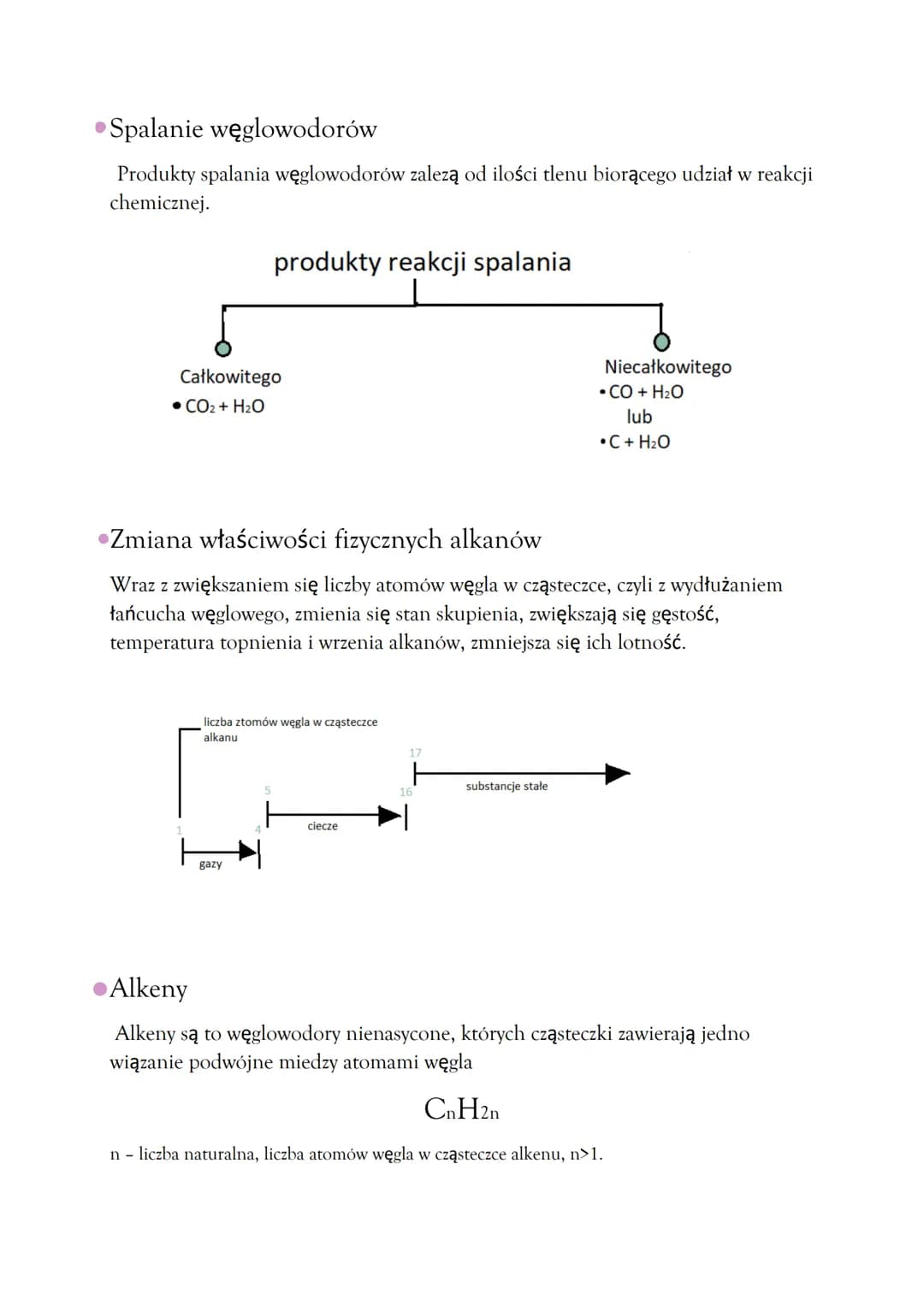 Związki węgla z wodorem
Węglowodory
Węglowodory są to związki organiczne zbudowane wyłącznie z atomów węgla i
wodoru. Węgiel w tych związkac