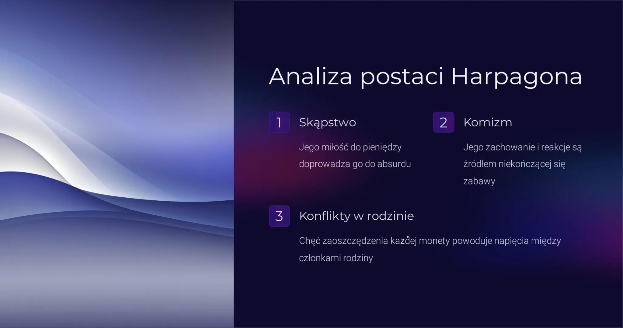 Molier - „Skąpiec"
Witajcie! Dziś chciałbym przedstawić wam dzieło jednego z najbardziej
znanych dramaturgów w dziejach Europy - Moliera. Sk