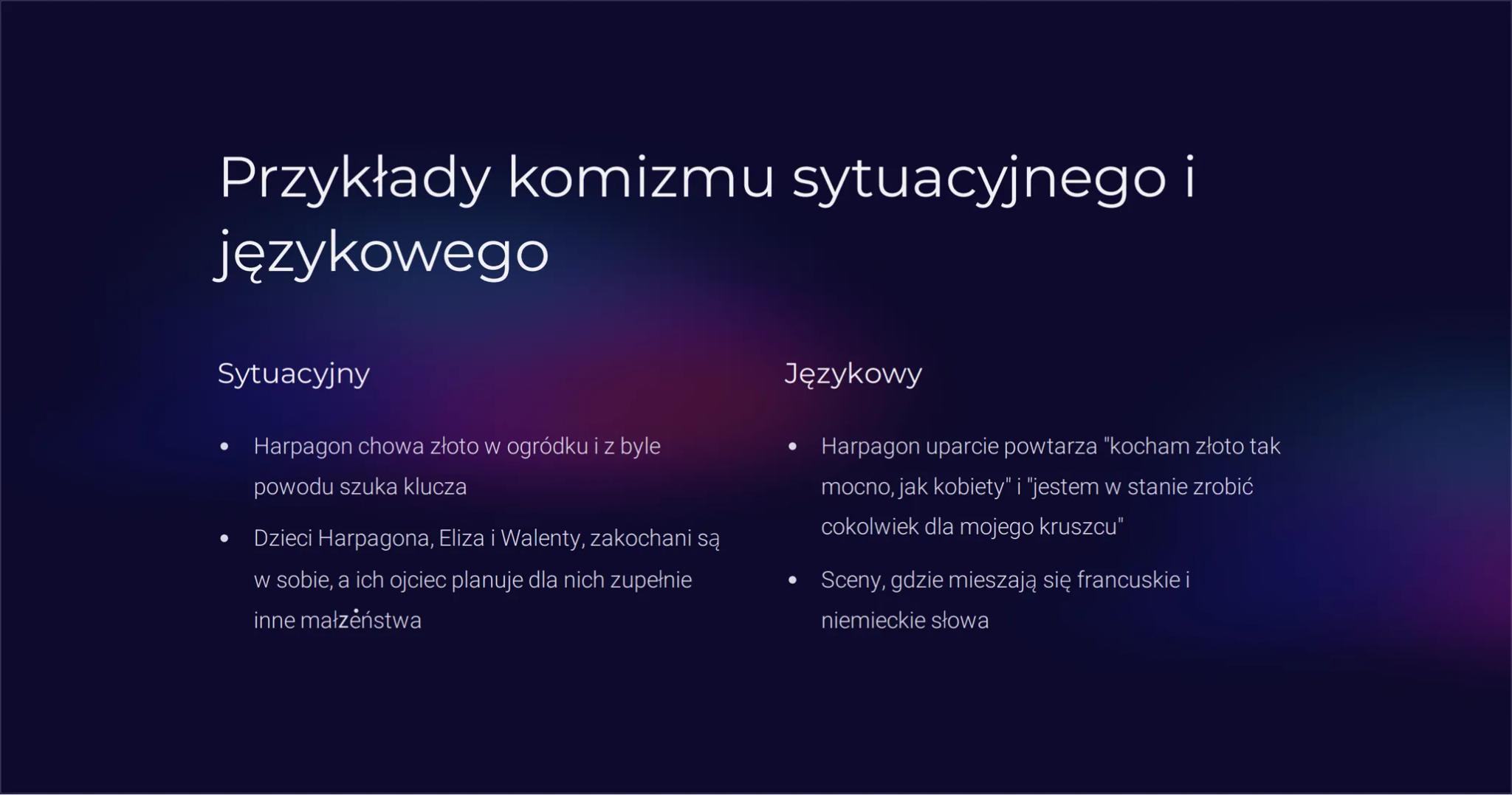 Molier - „Skąpiec"
Witajcie! Dziś chciałbym przedstawić wam dzieło jednego z najbardziej
znanych dramaturgów w dziejach Europy - Moliera. Sk
