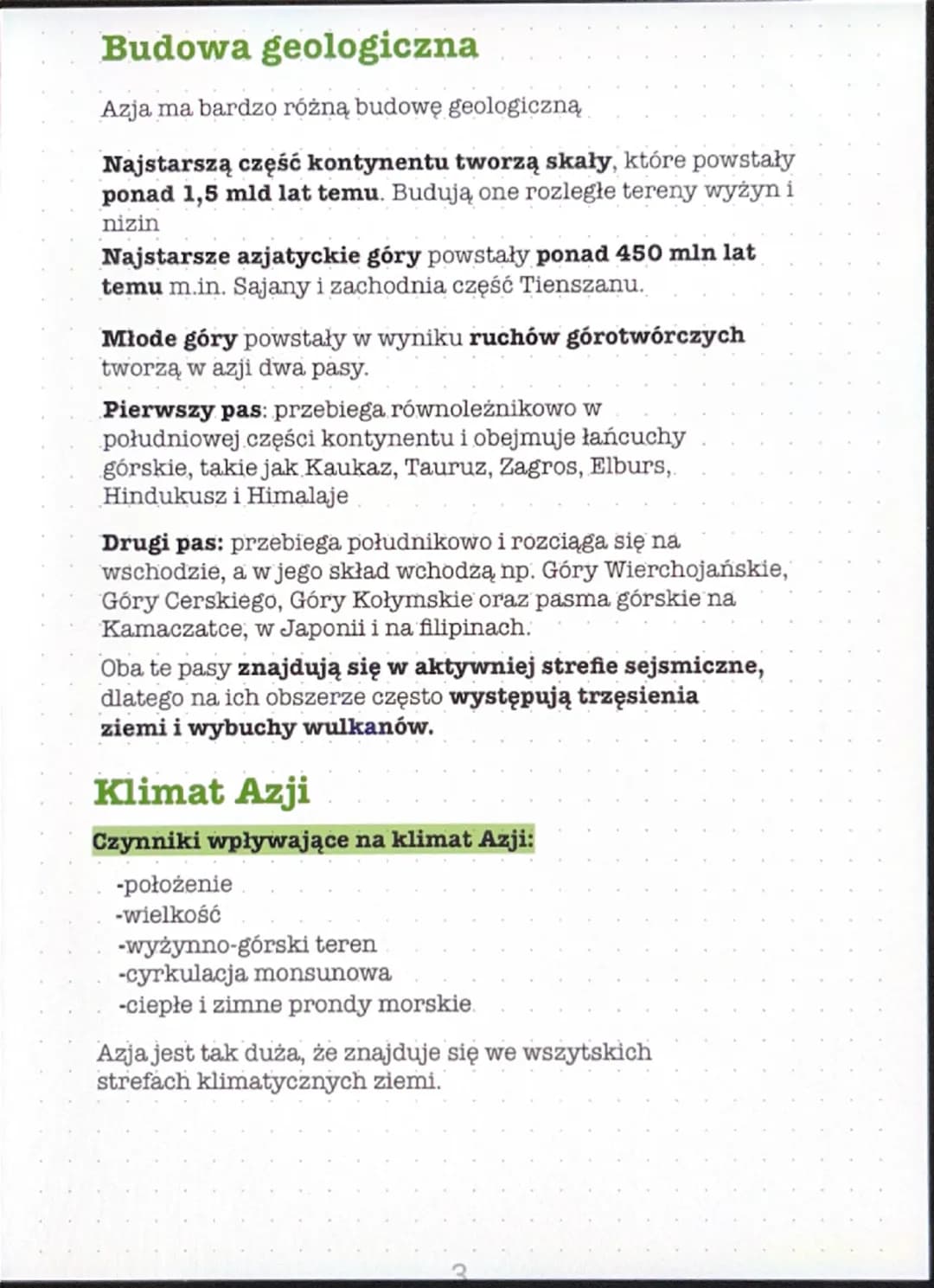 Środowisko
przyrodnicze
Azji
Dział I temat 1
Azja jest kontynentem, ktory pojawia się w
większości zestawień rekordów zjawisk lub obiektów
g