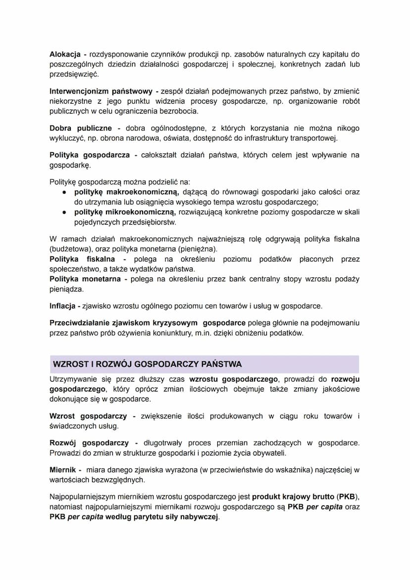 11. Gospodarka rynkowa
GOSPODARKA RYNKOWA. PODMIOTY GOSPODARKI
Gospodarka nakazowo-rozdzielcza opiera się na dwóch filarach:
własności publi