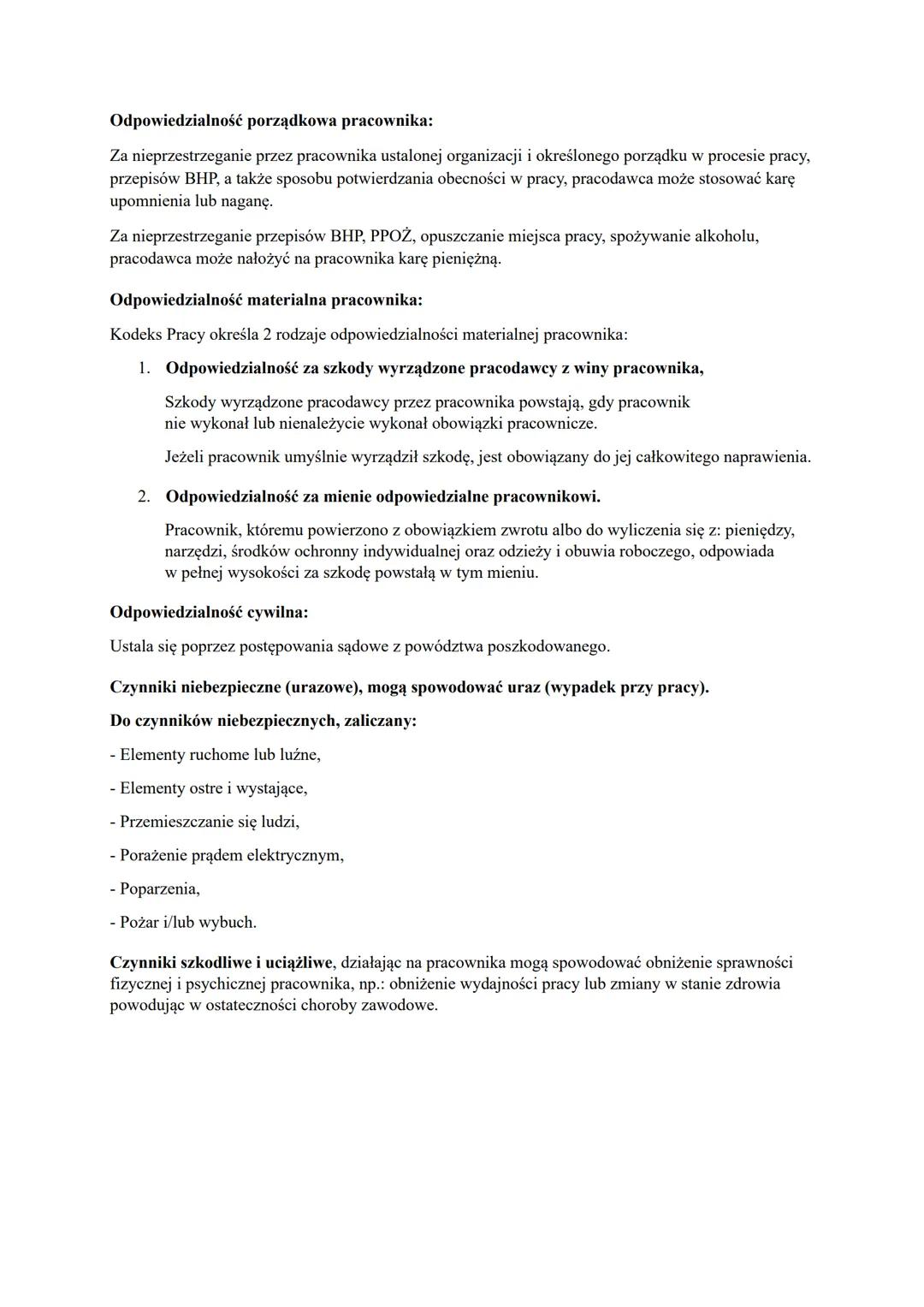 Głównymi źródłami prawa pracy w Polsce są następujące akty prawne:
- Konstytucja RP,
- Ustawy Sejmowe (Kodeks Pracy, Ustawa o Państwowej Ins