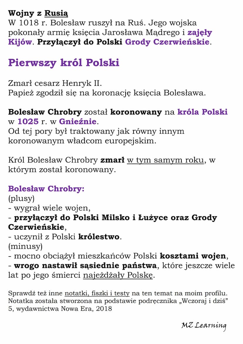 
<p>Bolesław Chrobry najważniejsze informacje dla dzieci<br />
Bolesław Chrobry był synem Mieszka I, a po jego śmierci objął władzę w Polsce