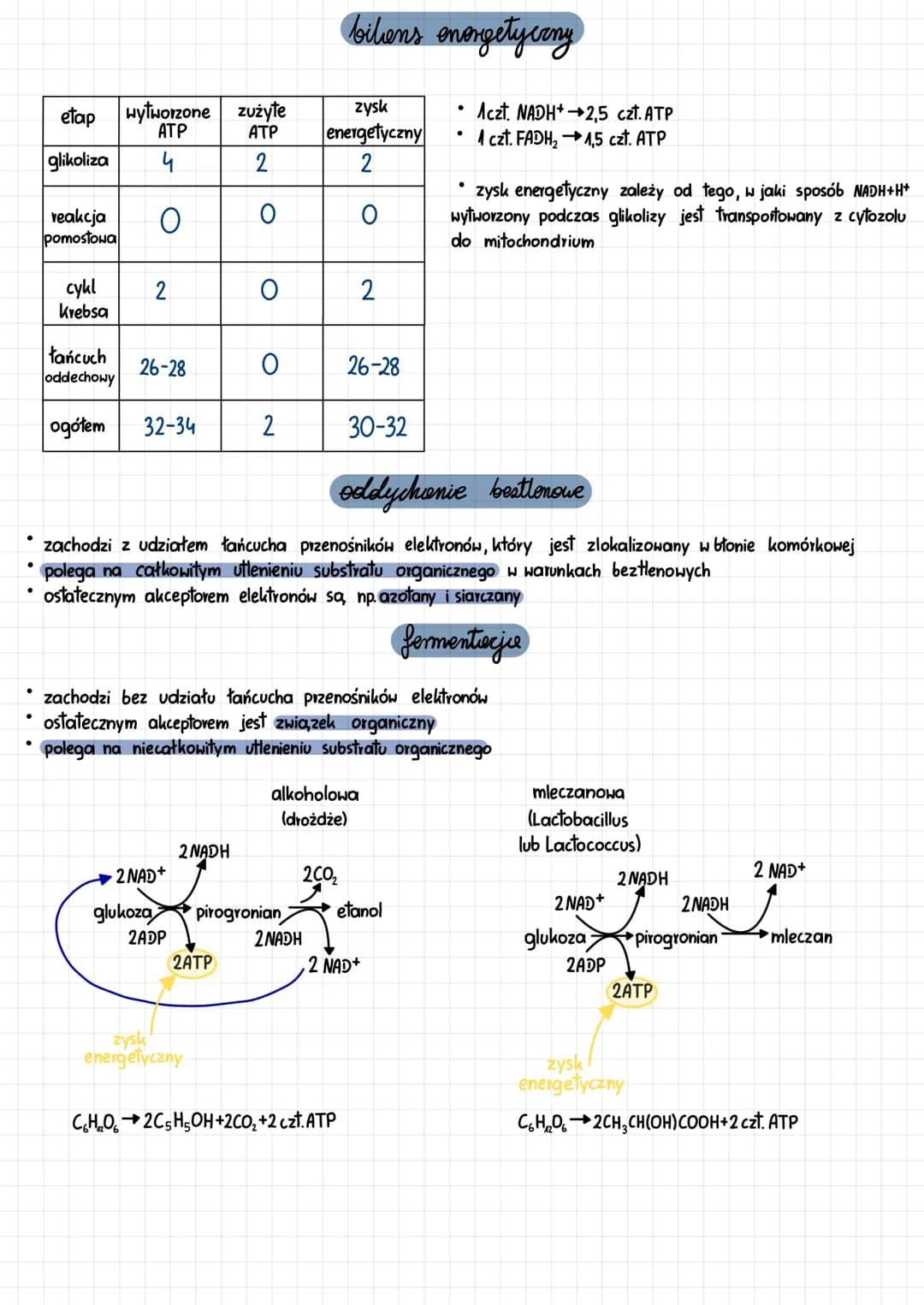 ●
-
GLIKOLIZA
etapy oddychania tlenowego:
glikoliza-zachdzi w cytozolu
2 reakcja pomostowa-zachodzi w matrix
3 cykl krebsa-zachodzi w matrix