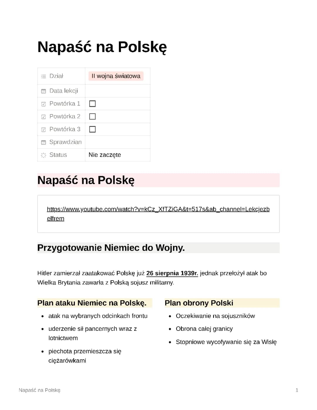 Napaść na Polskę