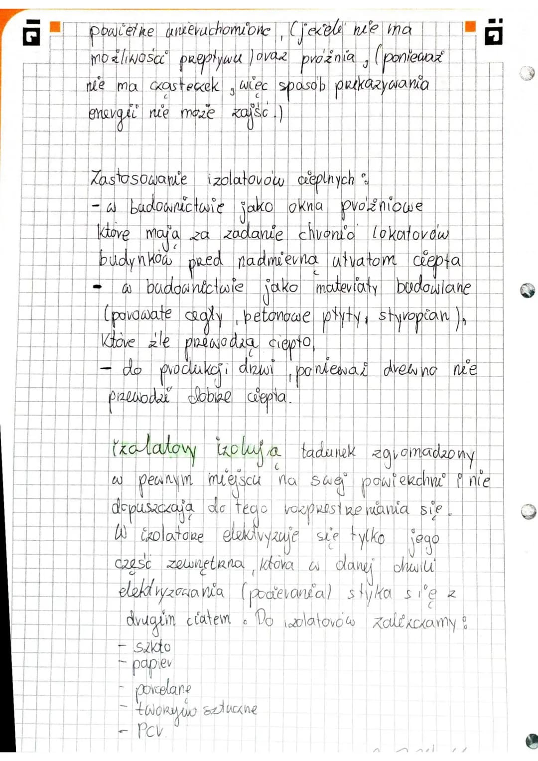 ♬ - Przewodniki é izolatovy
- PRewadniki ciepta -
C
Ciata, ktove dobbe creplinie przewadza energie
nazywamy przewodnikami ceeplny me. Do naj