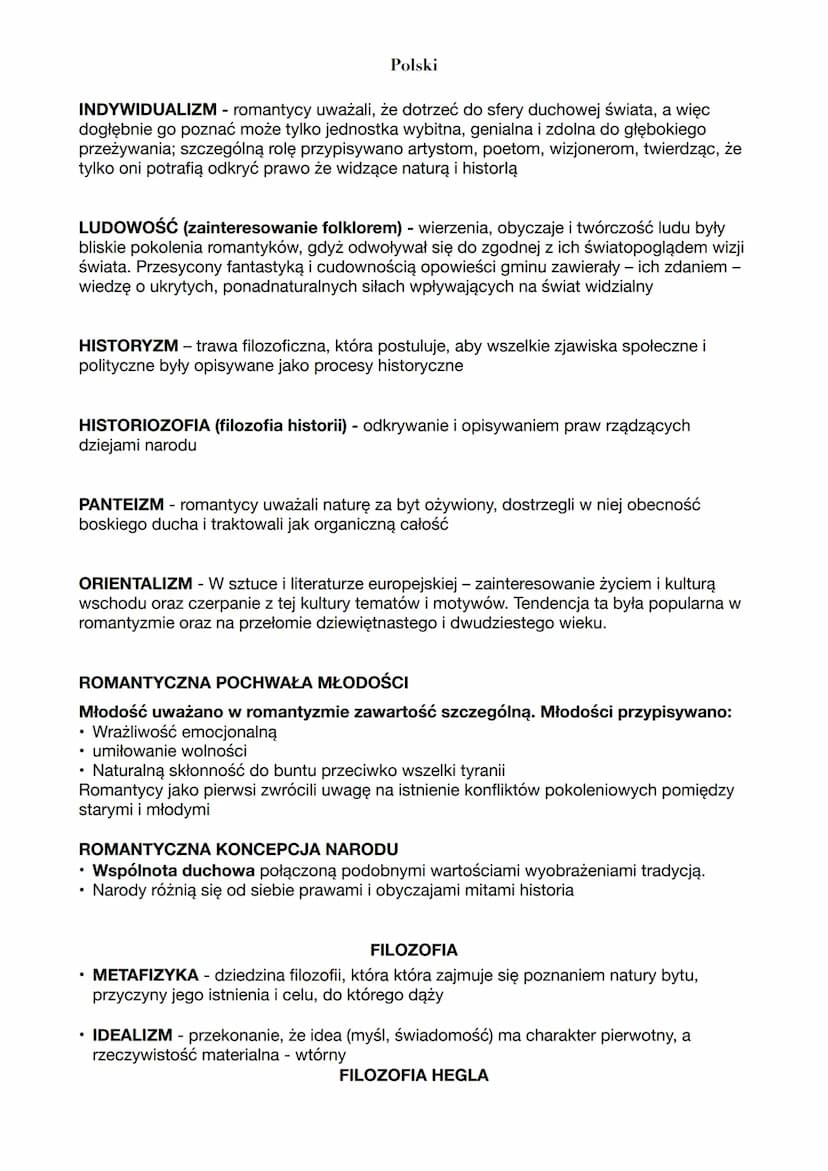 BOHATER ROMANTYCZNY
Cechy bohatera romantycznego:
• Zawiera elementy autobiograficzne
Młody indywidualista
Bunt przeciwko światu
Ważną rolę 