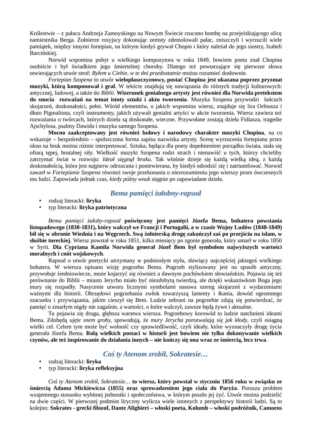 --- OCR Start ---
Cyprian Kamil Norwid
biografia
Cyprian Kamil Norwid urodził się 24 września 1821 roku we wsi Laskowo-Głuchy niedaleko
Wars