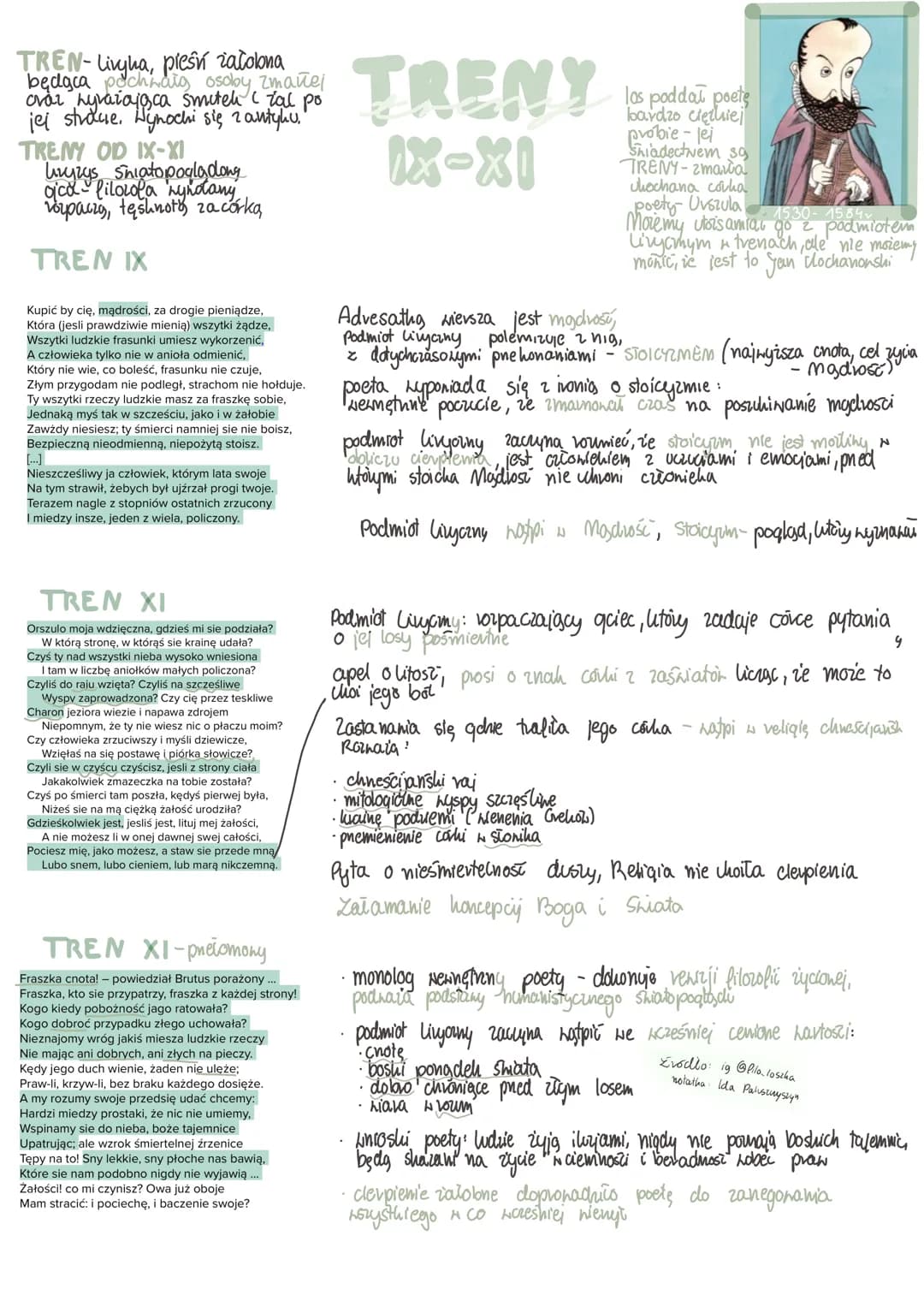 TREN-livyha, pieśń żałobna
będąca pochadig osoby
jet strymająca
zmañej
smitel i tal pol
Hynochi się z antybu.
TRENY OD IX-XI
hryzys Shiatopo