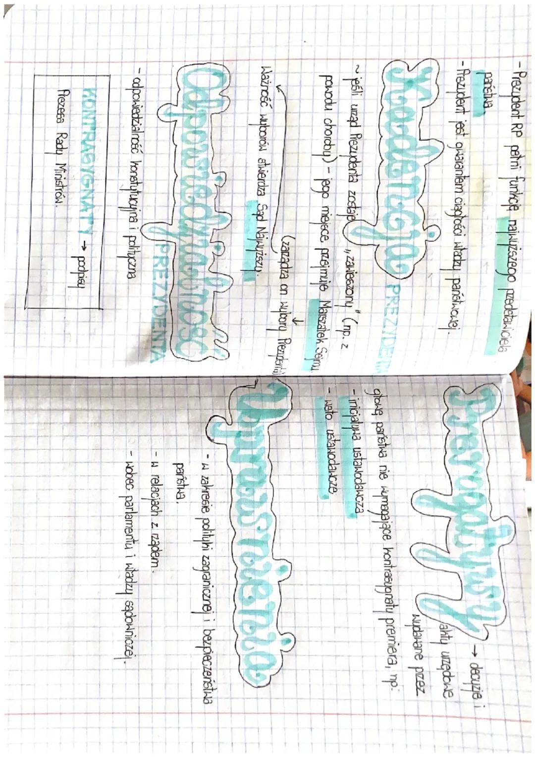 1
2.03.2023r.
Lekcja 15
Temat: Prezydent RP
04
→croan wtadzu
i
'est wubierany co 5 lat (ulho
(pohorazova reelehoija)
PREZYDENCERE:
1. Wojcie