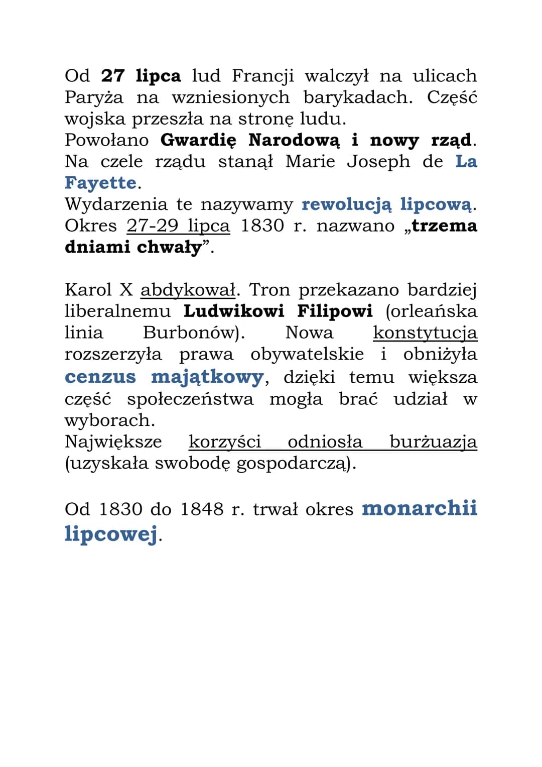 Nowy czy stary porządek w Europie
Wydarzenia w kolejności chronologicznej
1815 - zakończenie kongresu wiedeńskiego
1820 - powstanie karbonar