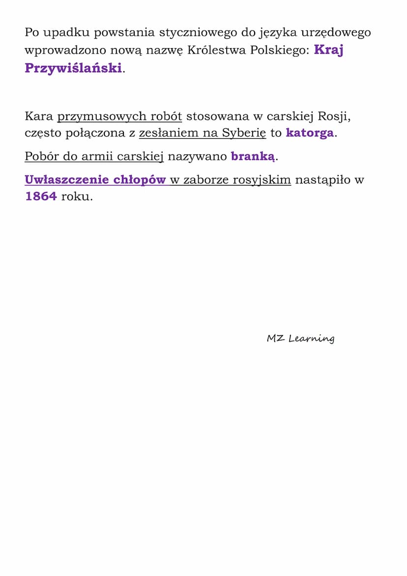 Powstanie styczniowe
Dyrektorem Komisji Wyznań i Oświecenia Publicznego był
Aleksander Wielopolski, będący zwolennikiem ugodowej
polityki wo