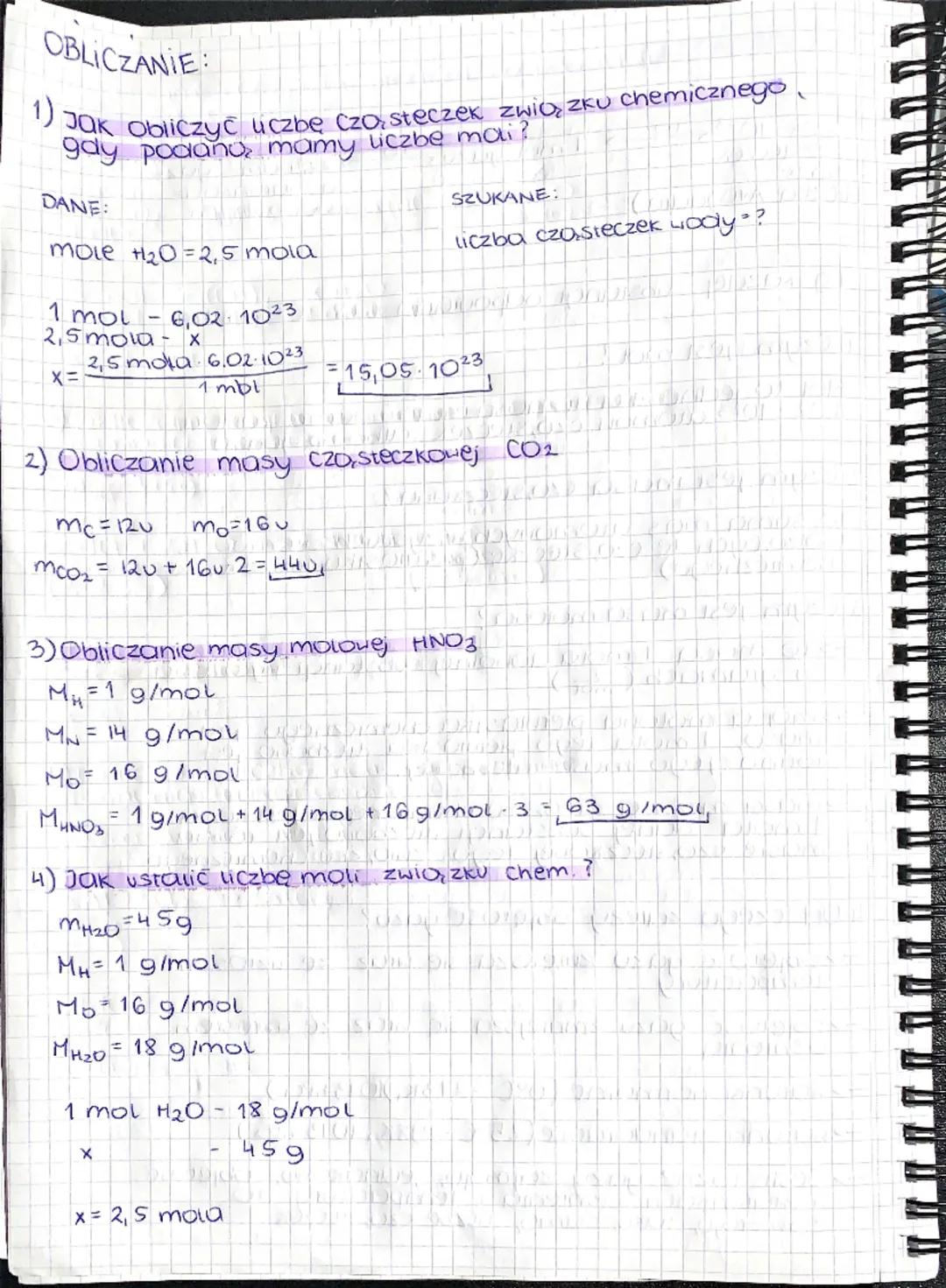 Chemia
6,02 1023 to
Cząsteczek
(112zza Avogadra)
→ 1 mol gazu <
to
→ 22,4 cm³ gazu
w warunkach.
normalnych
19 każdej substancji odpowiada 6,