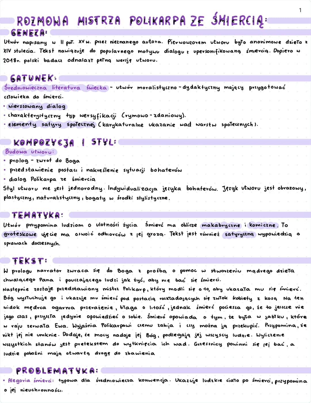 Rozmowa Mistrza Polikarpa ze Śmiercią