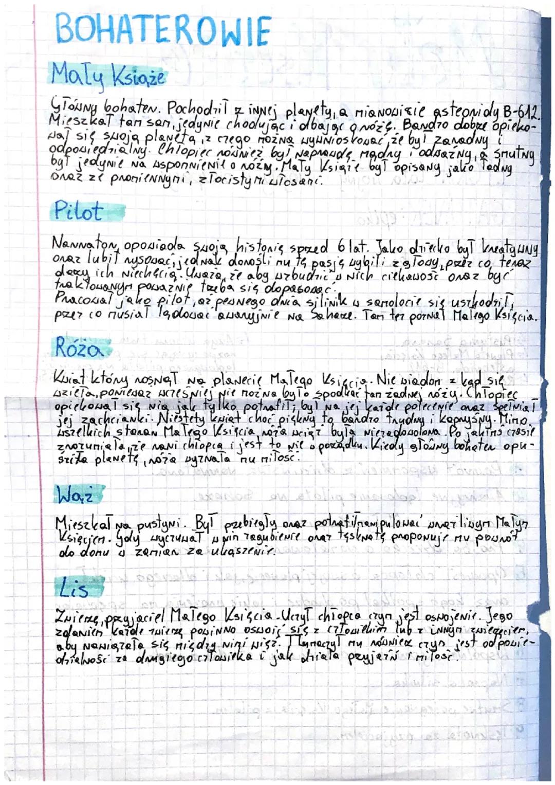 # Mały Ksiaze

Antoine de Saint-Exupéry

EPOKA: literatura Hojny i okupacji.

GATUNEK: epika

RODZAJ: bas

MIEJSCE AKCJI-

Pustynia Sahana

