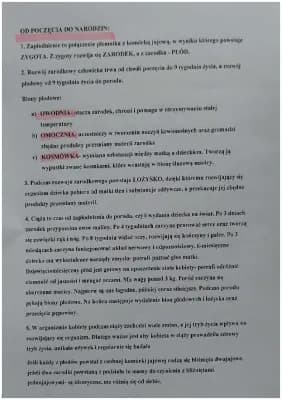 Know OD POCZĘCIA DO NARODZIN klasa 7 biologia 🍓 thumbnail