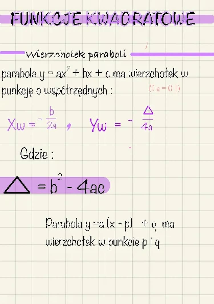 Know funkcje kwadratowe  thumbnail