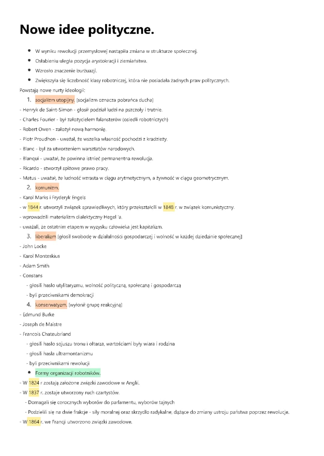 Nowe Idee Polityczne: Notatka dla Klasy 7