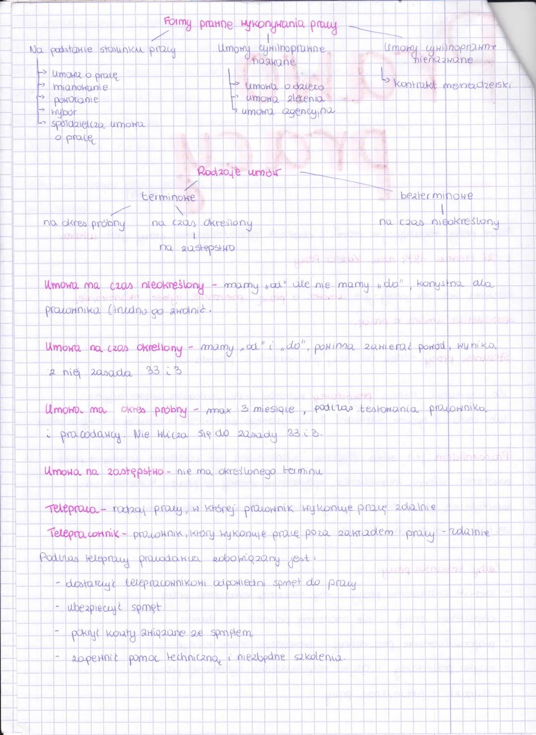 # Prawo
pracy

Aktem pruy regulującym prane i doaomigakı stron stosunku
2 26 сгегна 1974 roku Kodeks pracy.
(3-44)
pracy jest ustama

Podsta