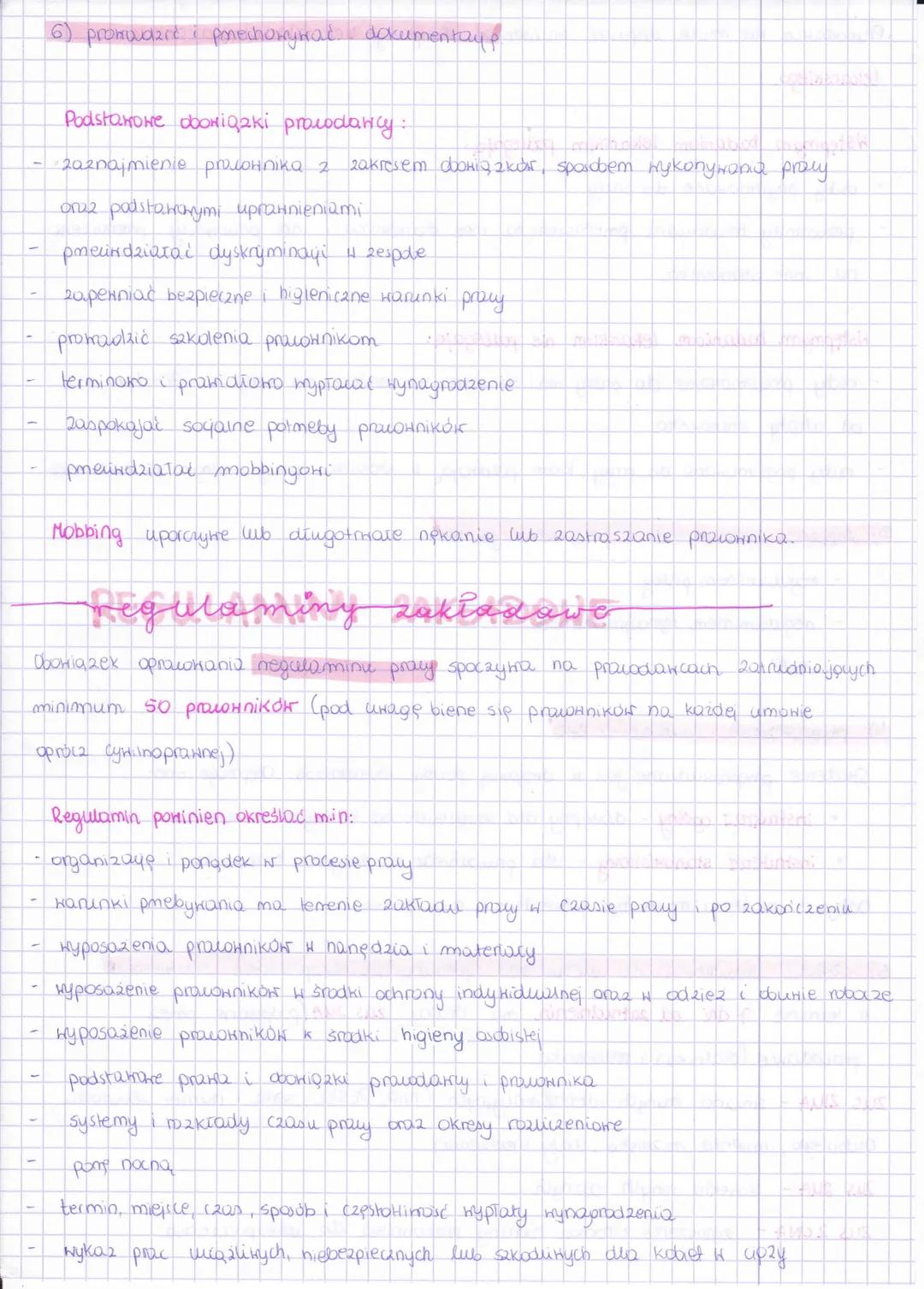# Prawo
pracy

Aktem pruy regulującym prane i doaomigakı stron stosunku
2 26 сгегна 1974 roku Kodeks pracy.
(3-44)
pracy jest ustama

Podsta