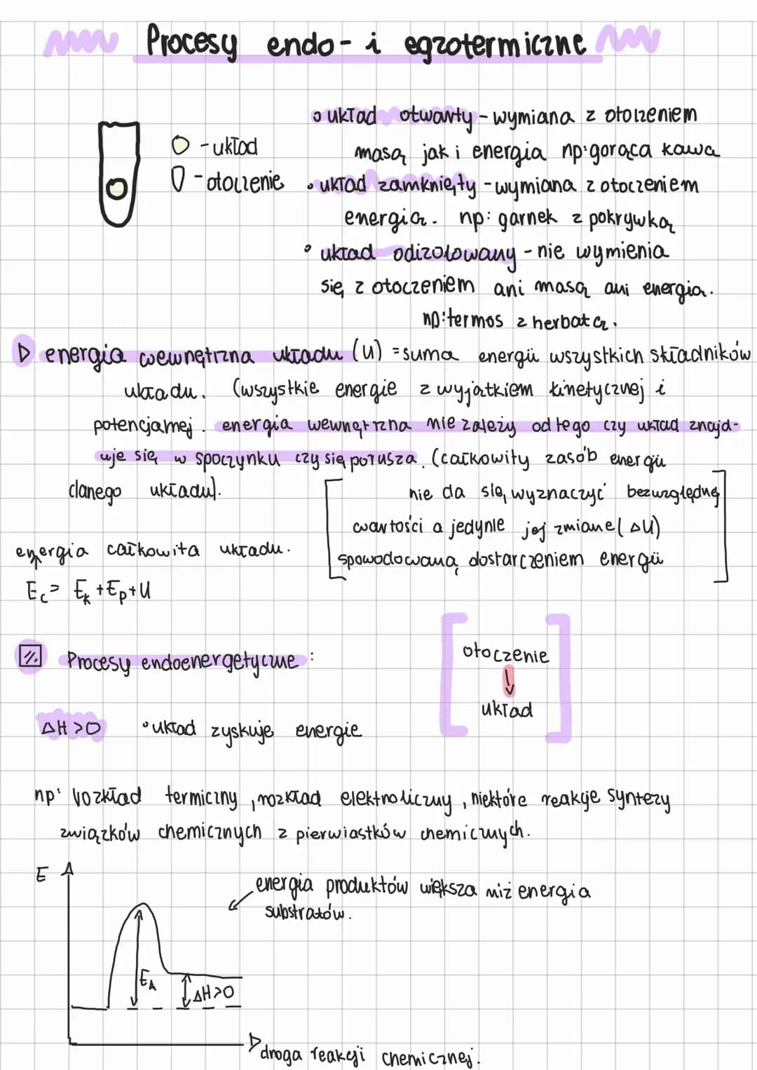 Kinematyka chemiczna i termochemia 