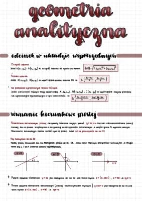 Know geometria analityczna matematyka  thumbnail