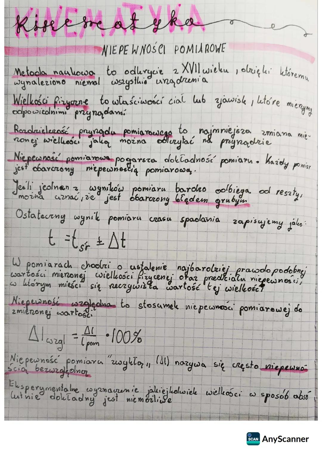 Kisses at yka
NIEPEWNOŚCI POMIAROWE
Metoda naukowa to odkrycie z XVII wieku, obzięki któremu
wynaleziono niemal wszystkie urządzenia
mierzym