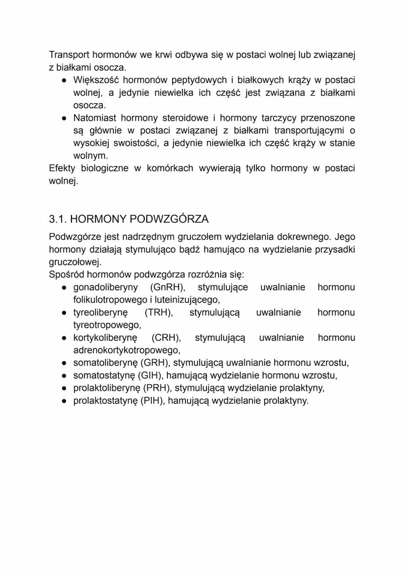 GRUCZOŁY DOKREWNE
(glandulae endocringe)
(Anatomia i fizjologia zwierząt)
Gruczoły dokrewne charakteryzuje silne ukrwienie. Ich wydzieliny, 