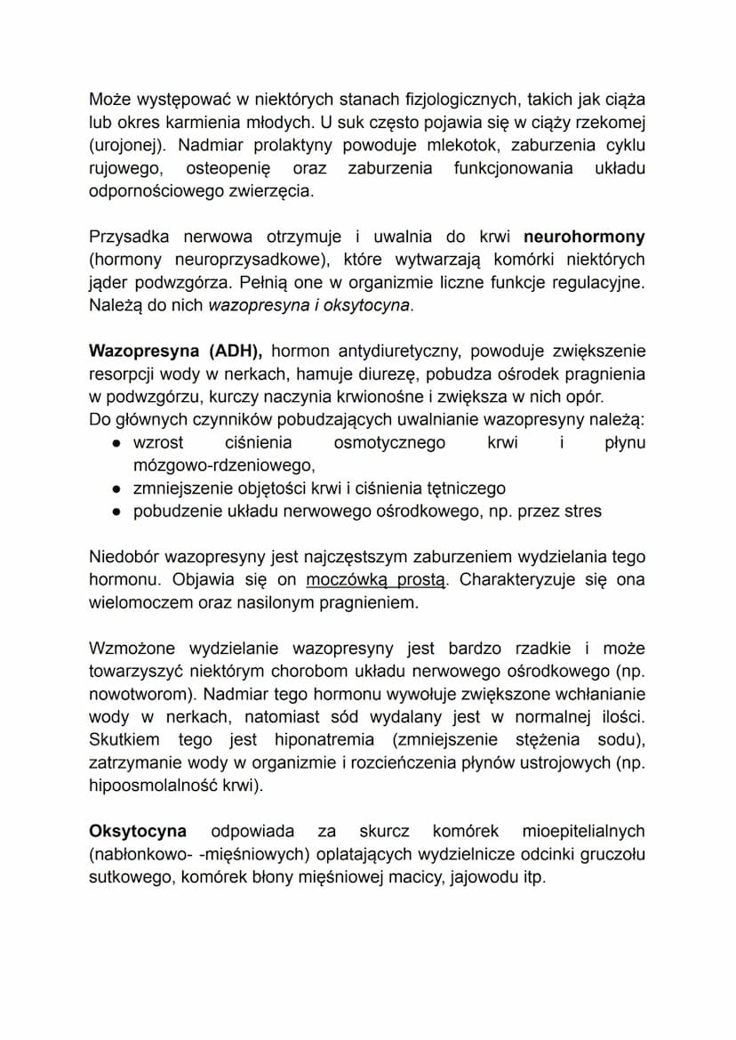 GRUCZOŁY DOKREWNE
(glandulae endocringe)
(Anatomia i fizjologia zwierząt)
Gruczoły dokrewne charakteryzuje silne ukrwienie. Ich wydzieliny, 