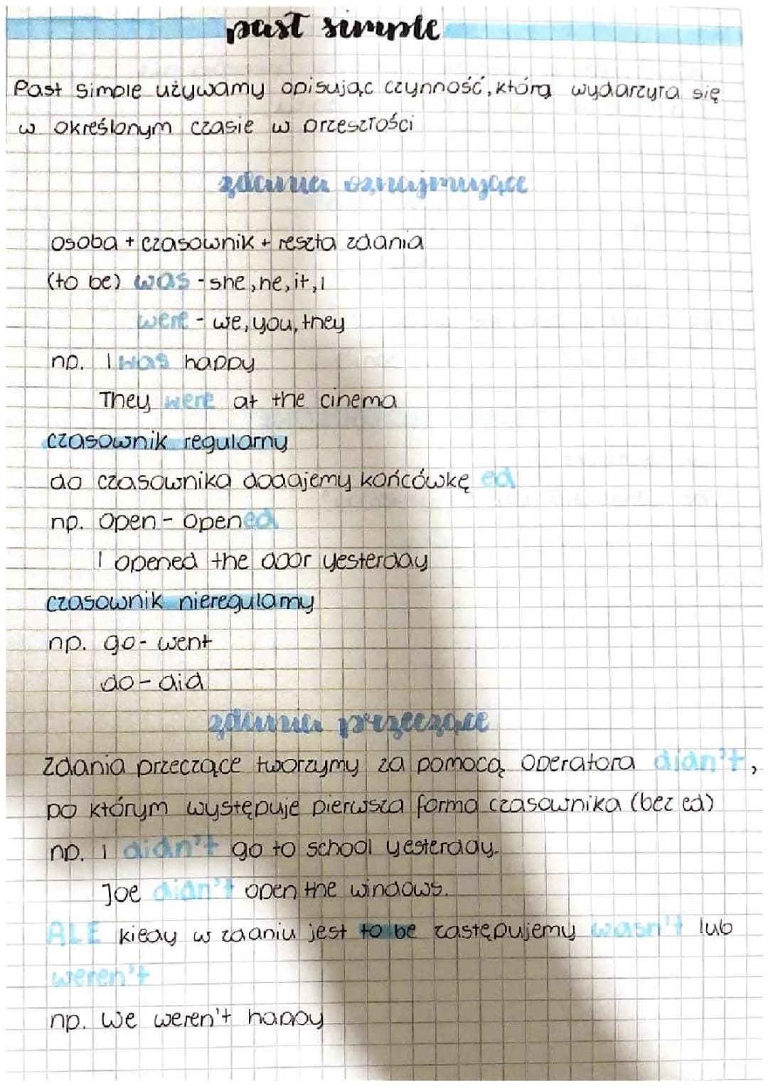 Past simple
