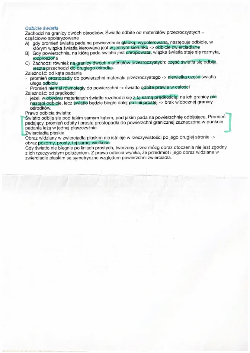 Światło jako fala - ma dwoistą naturę
Dualizm kompuskularno- falowy (zachowuje się jak fala lub strumień cząstek)
Dowody na falowość:
interf