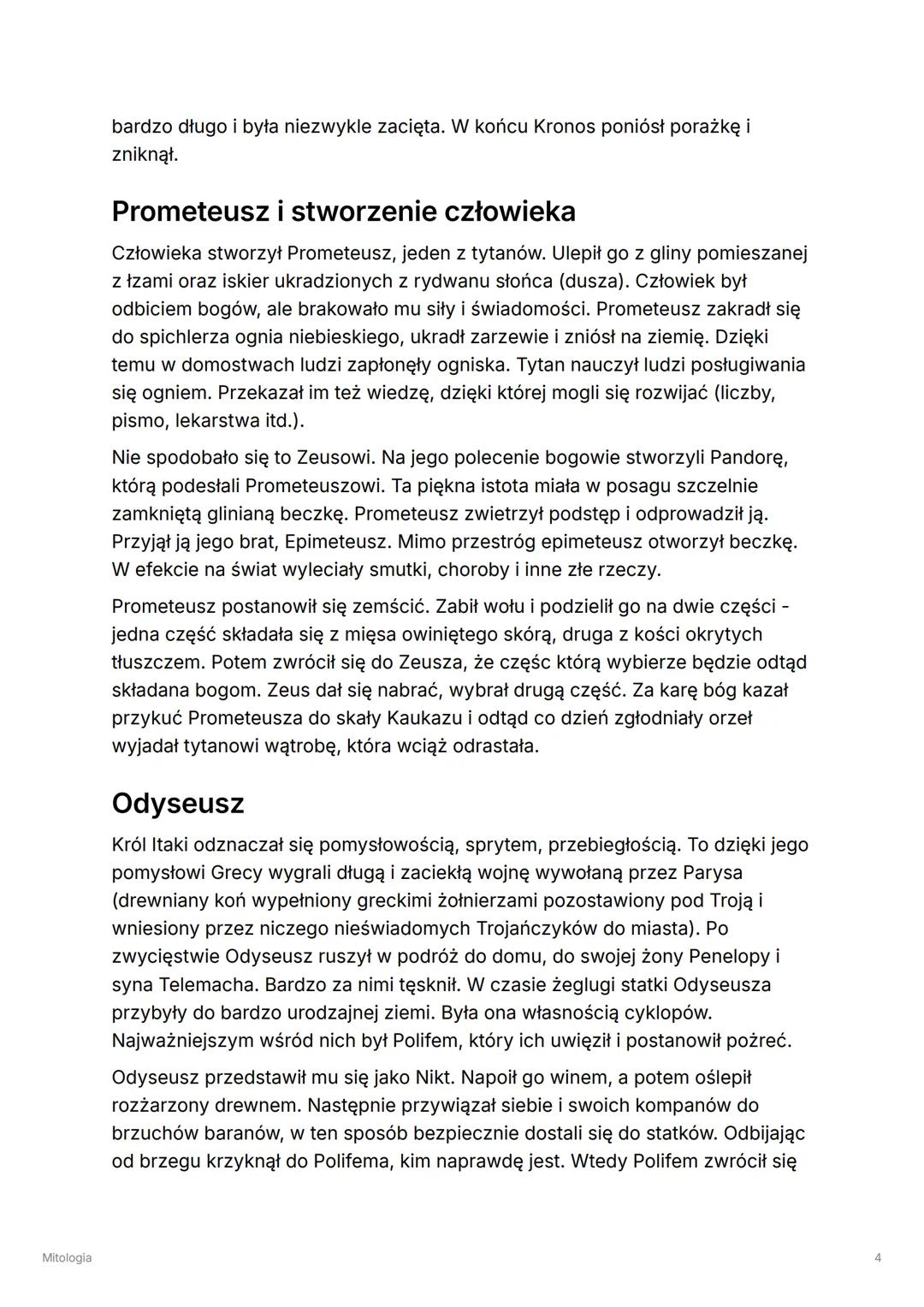 Mitologia
Mitologia
Tags
Antyk
Select
Obowiązuje na mature
Umiem
Mit - opowieść wyrażająca i porządkująca wierzenia jakiejś społeczności.
Te