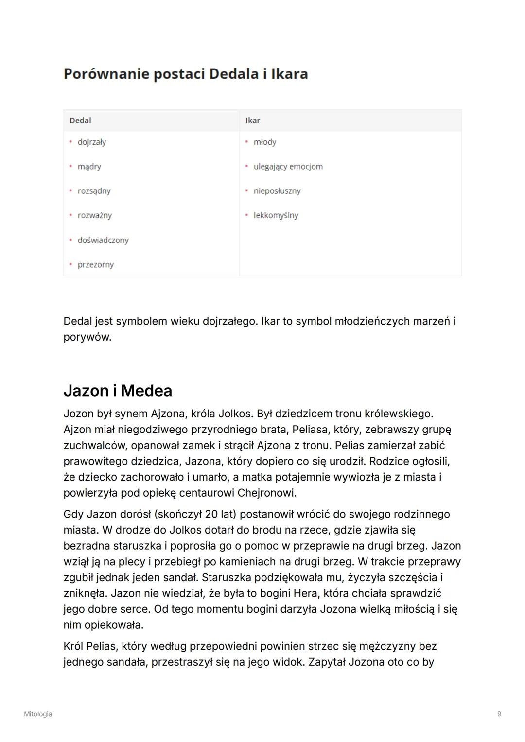 Mitologia
Mitologia
Tags
Antyk
Select
Obowiązuje na mature
Umiem
Mit - opowieść wyrażająca i porządkująca wierzenia jakiejś społeczności.
Te