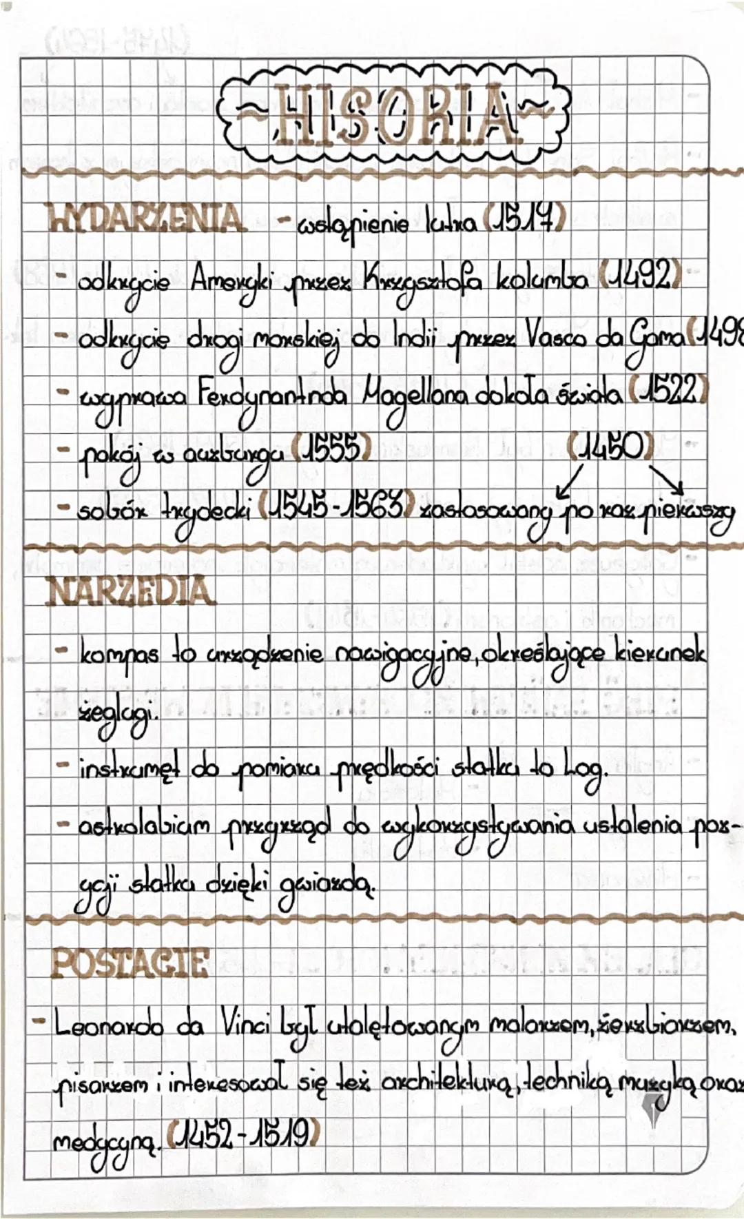 CHISORIA
HYDARZENIA - woląpienie kutxa (1517)
Codkrycie Amergli prizex Krzysztofa kolumba (1492)
.
- odkrycie drogi morskiej do Indii
prizex