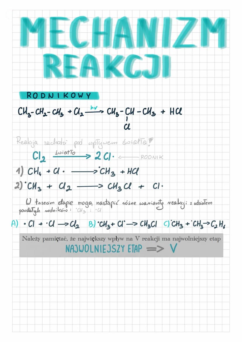 ТҮРҮ
REAKCJI
E LIMINA C 3 I
CH₂ - CH₂ - Cl + KOU
СИ – СИ, + 2 КОИ
.
.
Bw
Bw
- przeciwieństwo oddycji
GH OH
+ КОИ - CH2=CH2 +ка +
->
T
alko.

