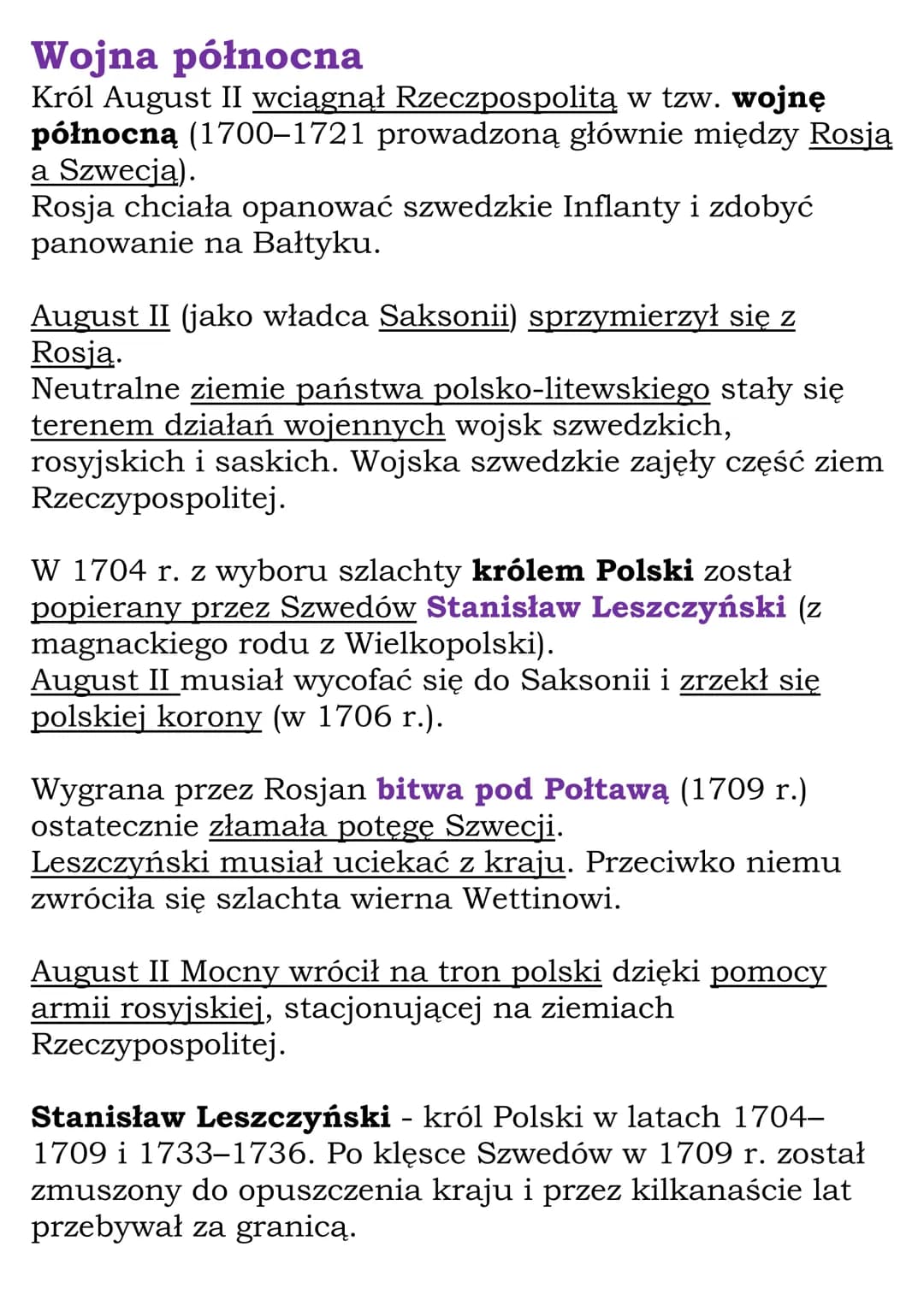 Czasy saskie: Najważniejsze informacje, ciekawostki i wojny